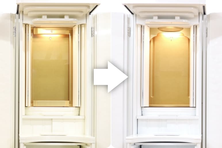 パールホワイトからスーパーホワイトへカスタマイズ