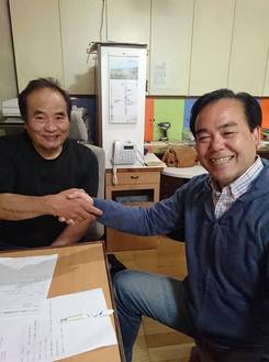 今日は黒島木工の社長と今後の創価学会仏壇の仕事につい業務提携をしました。