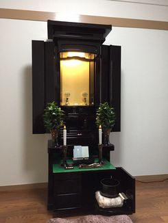 創価仏壇を東京のお客様に納品させて頂きました。お客様からのメッセージ