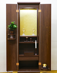 創価学会 家具調仏壇 「スマート」 ダーク：静岡県浜松市のお客様に購入いただきました。