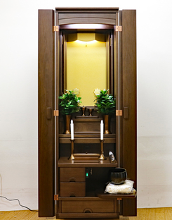 創価学会 家具調仏壇 「シャルール」：東京のお客様よりご注文頂きました。