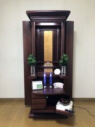 家具調仏壇 プレミアム エンブレイス：北海道から購入して良かった！メッセージ頂きました。