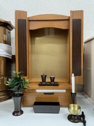 創価学会 コンパクトミニ仏壇 「ニューアーチ」：栃木県からご来店、お持ち帰りいただきました。