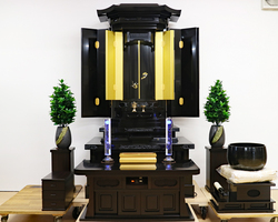 創価学会 厨子型 中古仏壇 1059 黒檀 徳島仏壇：桜梅桃李から発売！
