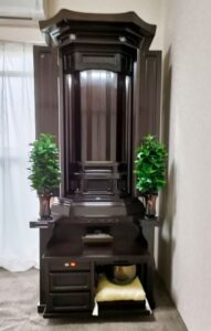 お客様より喜びのメッセージが届きました創価学会 厨子型 中古仏壇 1099 優雅　購入のお客様