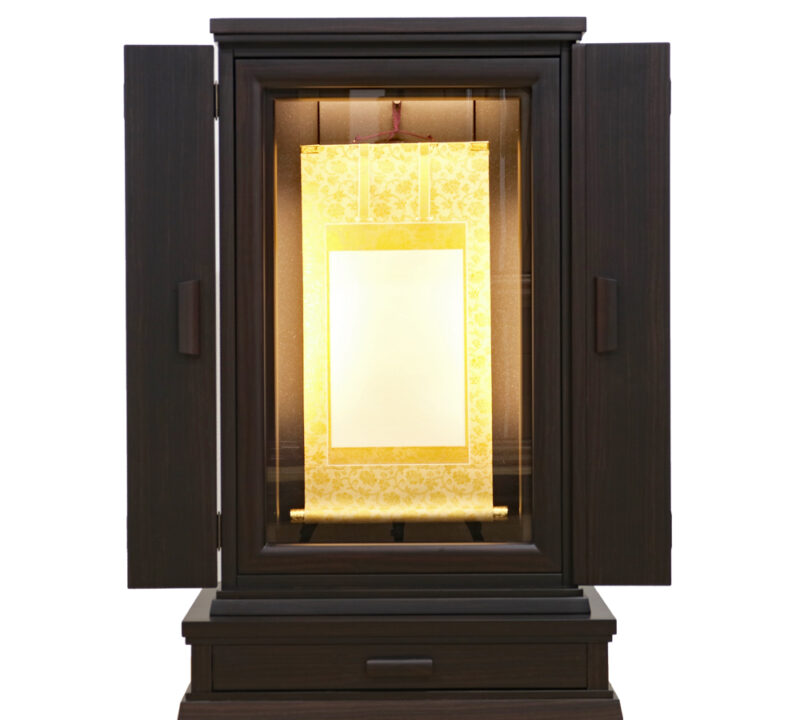 創価中古仏壇738「3.5尺-黒塗 金剛堂」の電動開閉機の調整方法を動画に