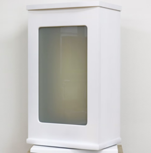 受注生産品です！ご興味のある方はお問い合わせください。仏壇革命 虚空厨子 マットホワイト アーバンスタイル 液晶ガラス付 回転台座仕様