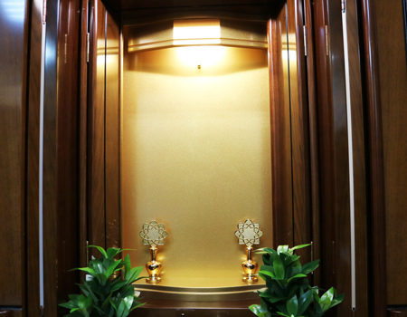 創価学会家具調仏壇　アベニュー　黄王壇　木目の綺麗な仏壇 特装ご本尊様ご安置可能 