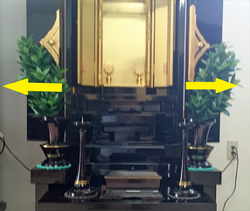 造花のしきみをまっすぐ直立させたい場合はこれで決まり！