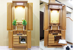 創価学会 家具調仏壇 「エトラント」 ホワイトオーク入荷しました！