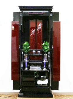 情熱店長：創価学会 家具調仏壇 「京仙華」 しだれ桜 うるみ色　展示販売しています