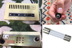 仏壇のスイッチとヒューズ