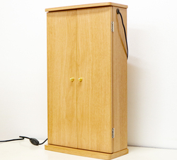 コンパクトミニ仏壇「グラン」に待望のLED照明が付いた新商品「エルグラン」特装御本尊様をご安置できるミニ仏壇