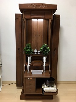 創価仏壇トレニアご自宅に届き御礼のメッセージを頂きました。