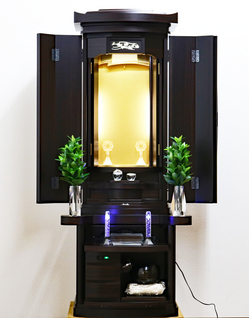 創価学会 厨子型仏壇 「栄」 本黒檀