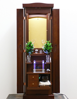 創価学会 家具調仏壇 「ラックス」 ダーク：長野県のお客様にご注文頂きました