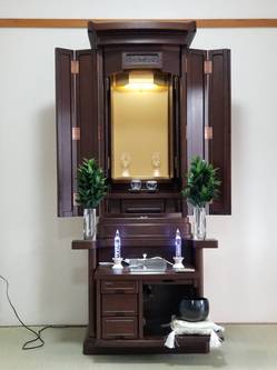 創価学会 厨子型 中古仏壇 945 先明 パーロッサ：お買い上げいただき即納！