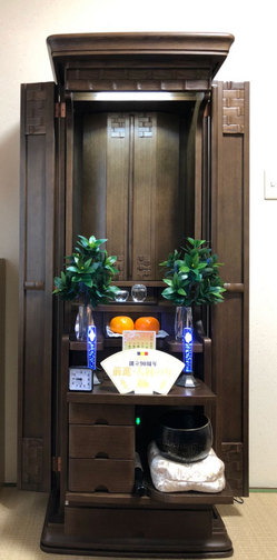 創価学会 家具調仏壇 「サーフ」：購入喜びの声を頂きました。