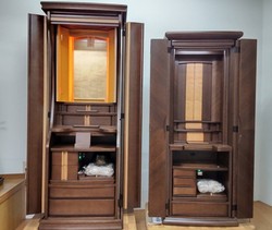 創価学会 家具調仏壇 「アルテマ」 ウォールナット：埼玉県よりご来店ご注文頂きました