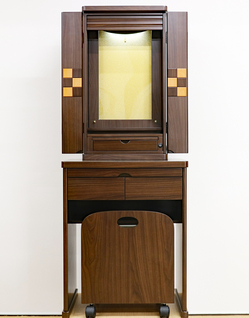 創価イス付き家具調仏壇 「アニー・リアン」 ダーク：埼玉よりご注文頂きました