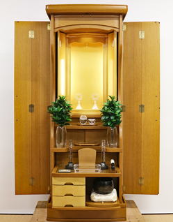 創価学会 家具調 中古仏壇 1064 アカンサス：無事にお仏壇をお届けいただきました：お客様からの声：北海道