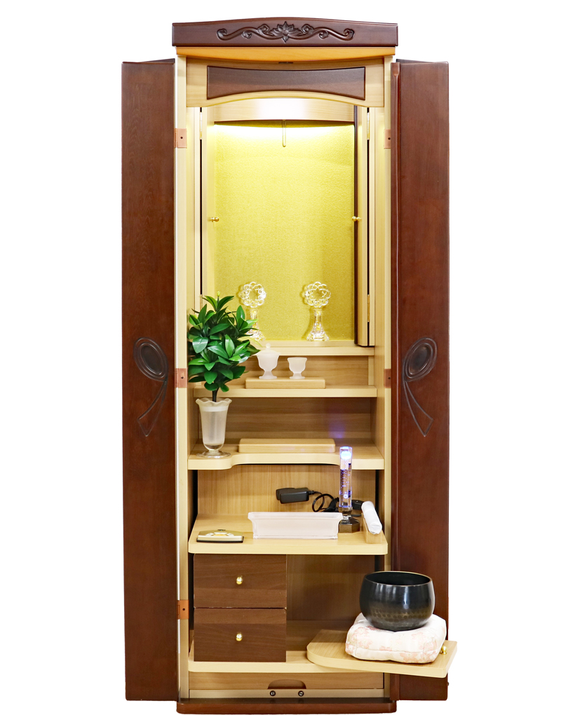 創価学会 家具調 中古仏壇 1106 リボン:発売しました！