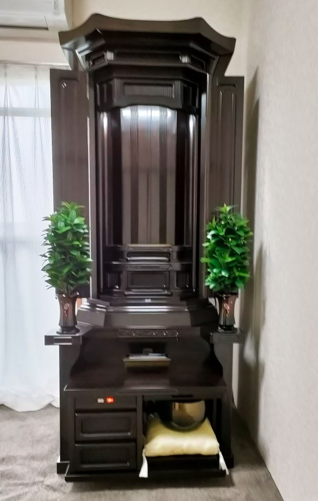 お客様より喜びのメッセージが届きました創価学会 厨子型 中古仏壇 1099 優雅　購入のお客様