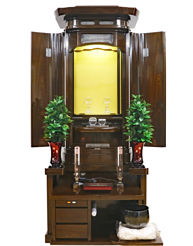 創価学会 厨子型 中古仏壇 1133 鉄刀木：お客様より質問ありました。