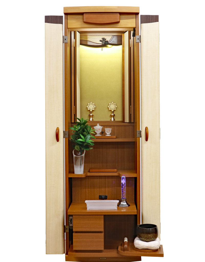 創価学会 家具調 中古仏壇 1151 メープルウッド：発売しました