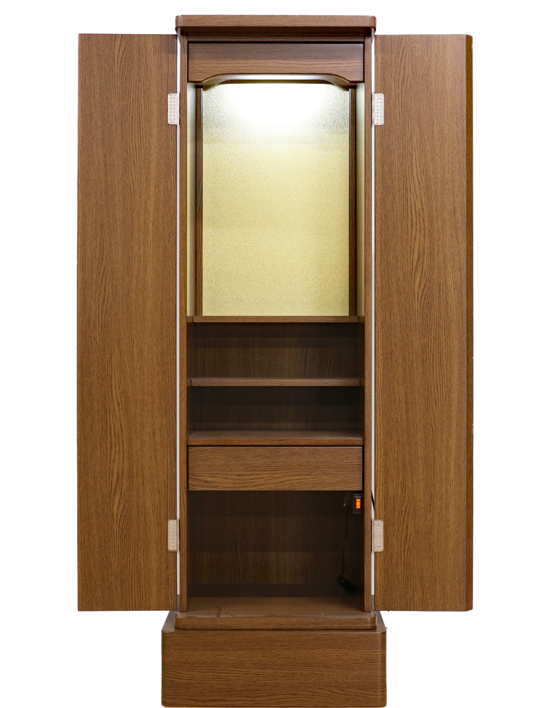 大特価品 家具調仏壇 「メルシー」 ダーク 置台付セット 在庫限り：お問い合わせ分割払い有りました