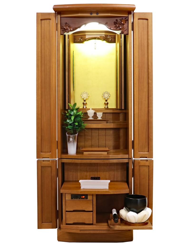 創価学会 家具調 中古仏壇 1185 50号 マホガニヨーロピアン：発売しました！