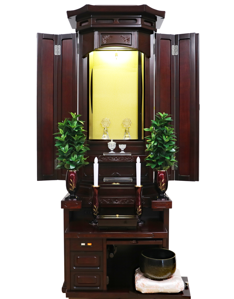 創価学会 厨子型 中古仏壇 1190 明日香 紫檀 徳島仏壇：発売しました！