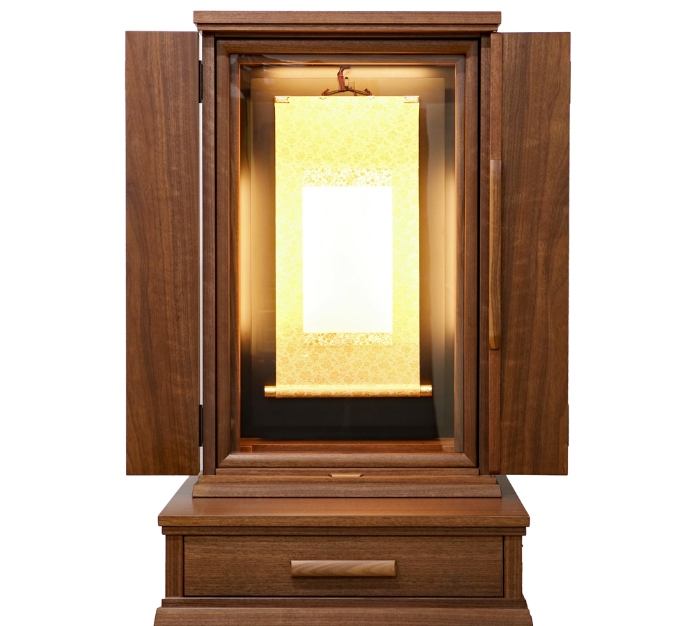 創価仏壇革命「虚空厨子」 オーダー置台付 題目をあげたくなる仏壇作りました