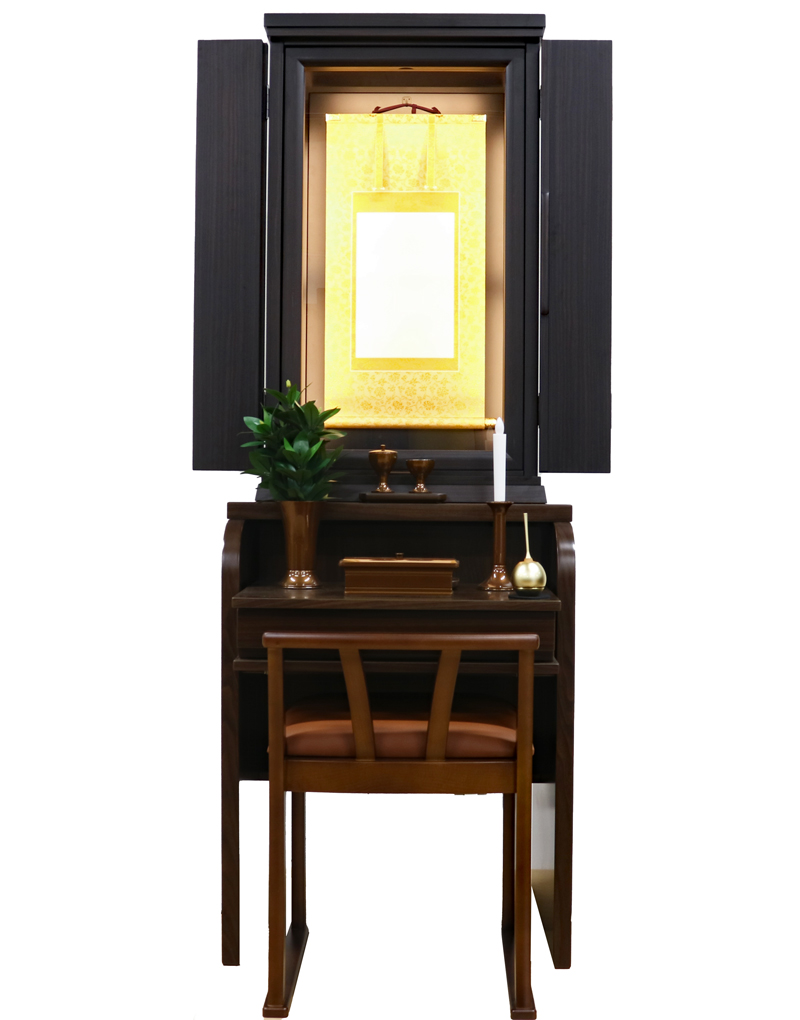 創価仏壇革命「虚空厨子」 黒檀 イスセット 常住御本尊様ご安置可能:発売しました・