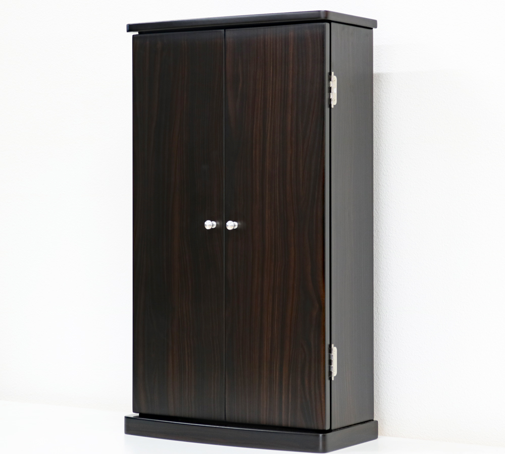 創価ミニ仏壇 「ワイド」 黒檀 特装ご本尊様可 送料無料：大阪からご注文頂きました