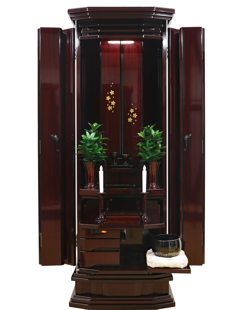 創価学会 家具調仏壇 「舞」 紫檀 現品限り大特価：発売しました！
