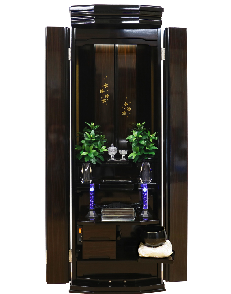 創価学会 家具調 中古仏壇 1234 輝 黒檀：発売しました！