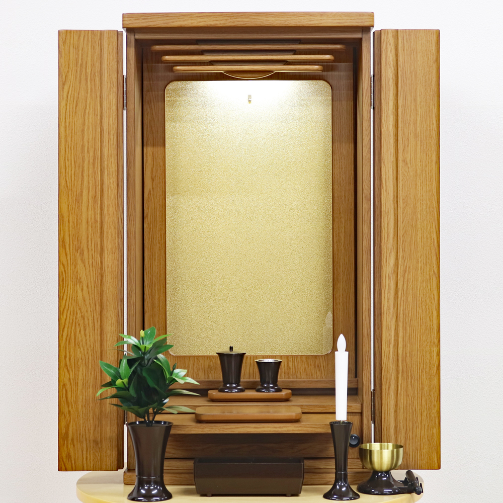 創価ミニ仏壇 「チャンス」 アクリル厨子 ナラ:特装ご本尊様可：ショールーム開店３周年記念大特価セール：当店販売価格から１０％お値引きしました。