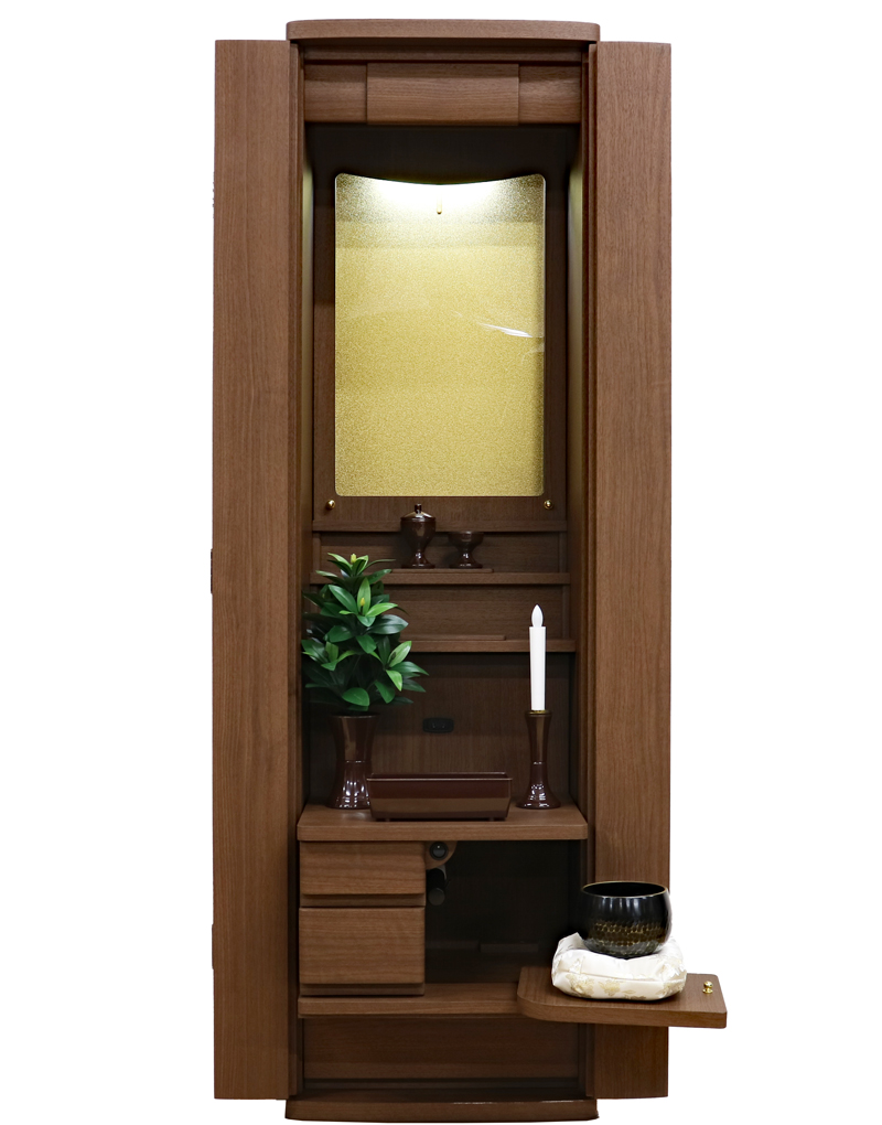 創価 家具調仏壇 「ランセル」 ウォールナット アクリル厨子 特装御本尊様対応:桜梅桃李.comから発売！