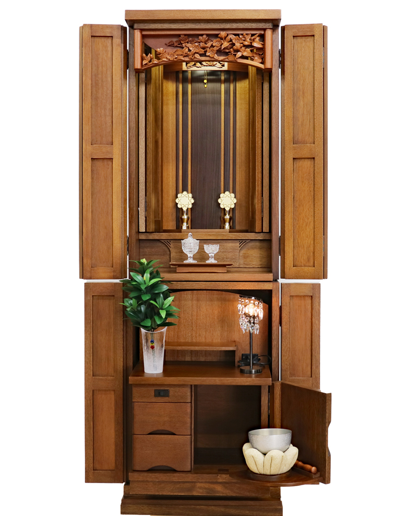 創価学会 家具調 中古仏壇 1243　501 ニヤトー　やまぶき：発売しました！