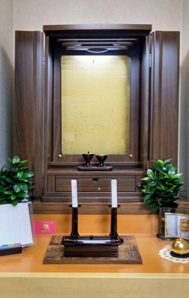 コンパクト仏壇チャンス/ウォールナット購入＋仏壇引き取りサービス込み：のお客様より御礼のアンケートを頂きました