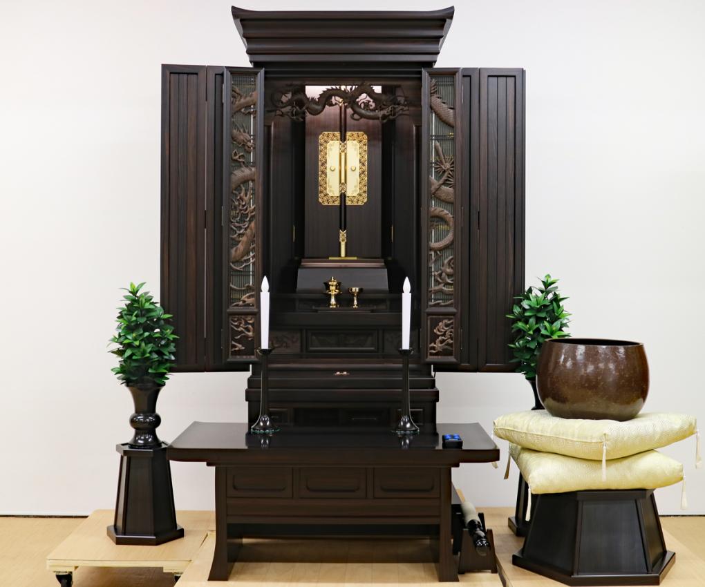 創価学会 中古仏壇 1291 「51 本黒檀 怒涛Ⅱ」桜梅桃李.comから発売しました！