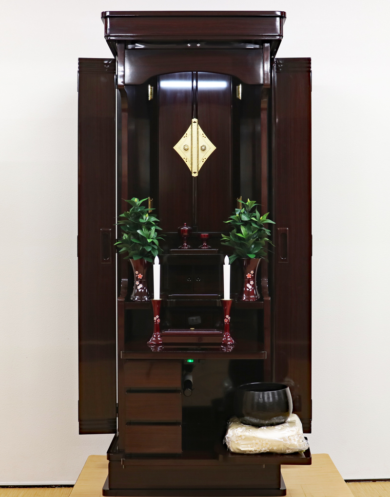 創価学会 家具調 中古仏壇 1297 宝塔 ローズ ：桜梅桃李.comから発売！