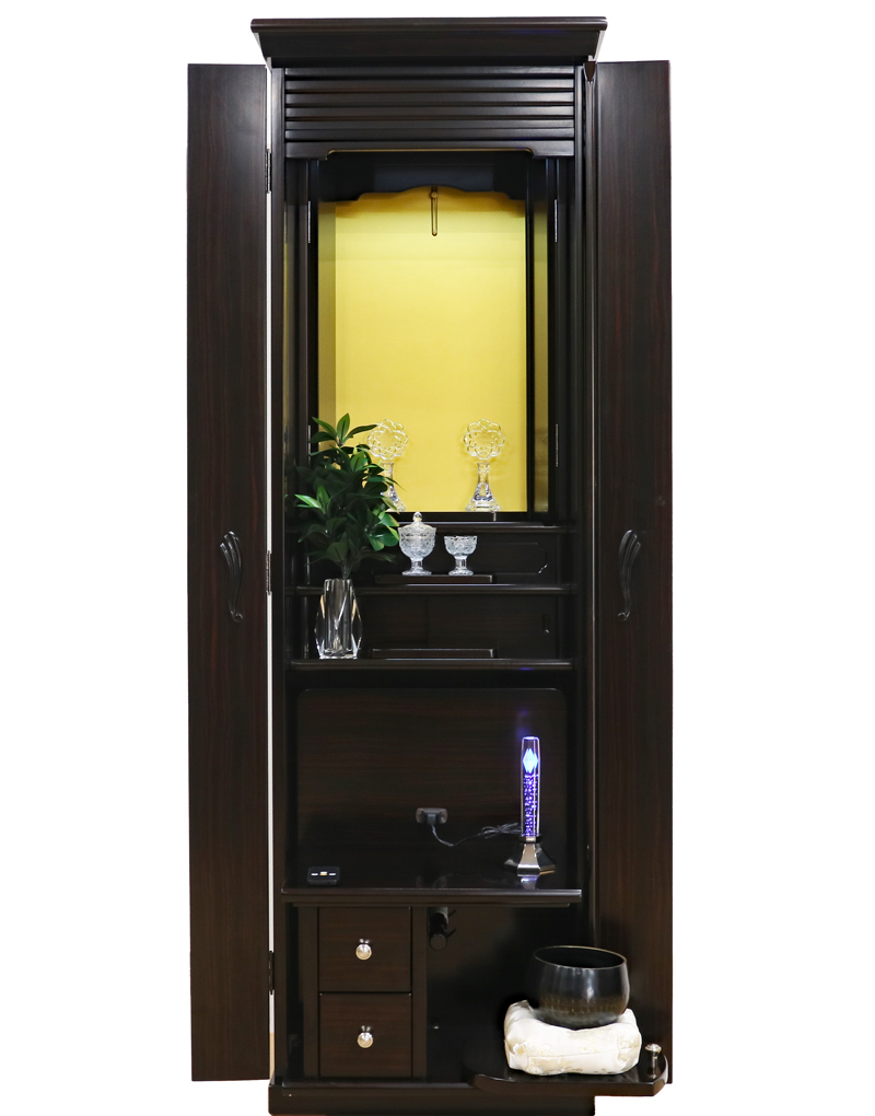 創価学会家具調 中古仏壇 1298 ベスト 黒檀:桜梅桃李.comから発売しました！