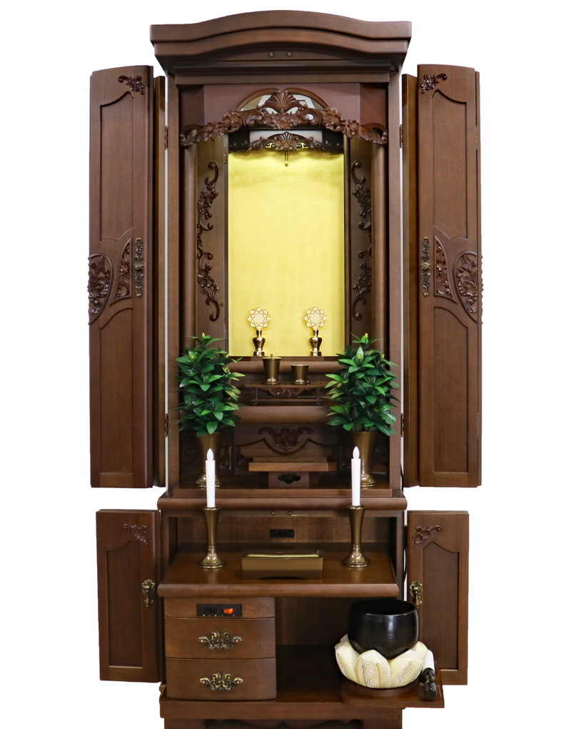 創価学会 中古仏壇 1315・ 20号マホガニヨーロピアン:桜梅桃李.comから発売しました！