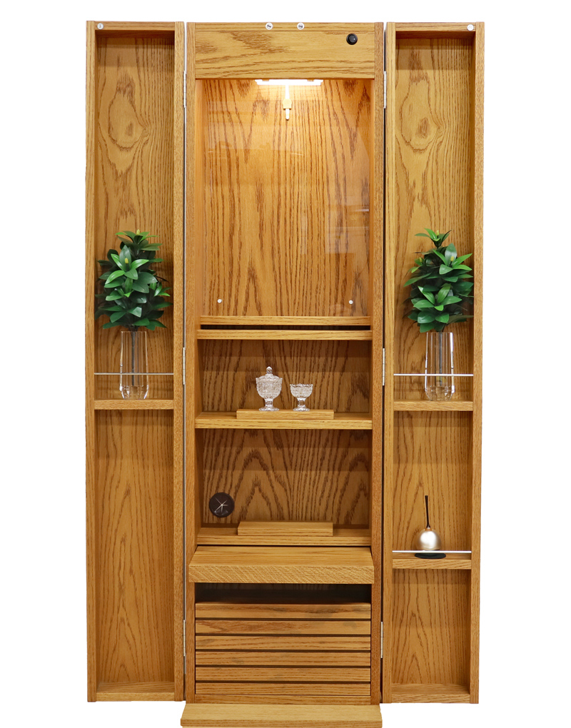 創価学会 家具調 中古仏壇 1315 OKAWA オーク：:桜梅桃李.comから発売！