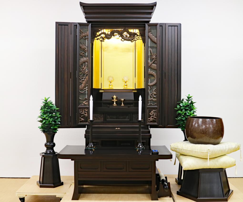 創価中古仏壇1291 金剛堂さんの「怒涛」桜梅桃李.comから販売　一点もの貴重な仏壇です。