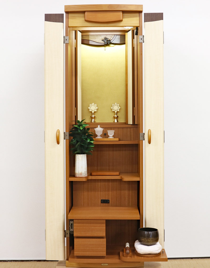 創価学会 家具調 中古仏壇 1334 メープルウッド:桜梅桃李.COMから発売しました！