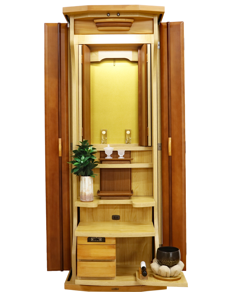 創価学会 家具調 中古仏壇 1335 アンサンブル：桜梅桃李.COMから発売しました！