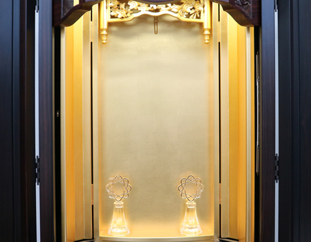 創価学会厨子型収納仏壇　金剛堂　B603　和h室に最適　桜